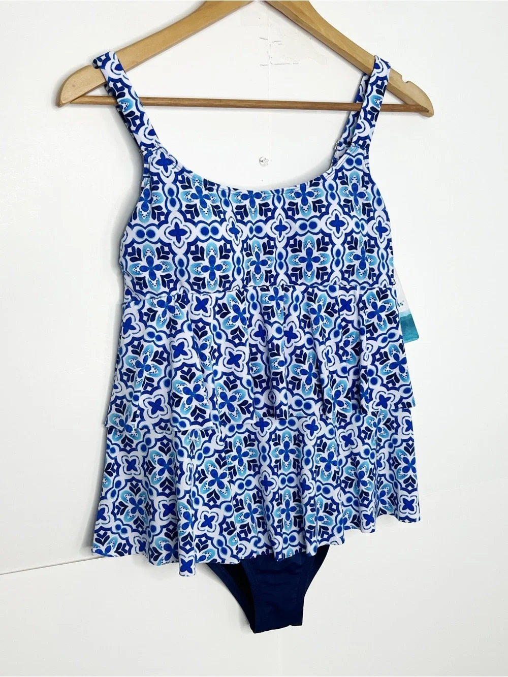 Swim Solutions Women One Piece Swim Suit Size 8 - Picture 2 of 10